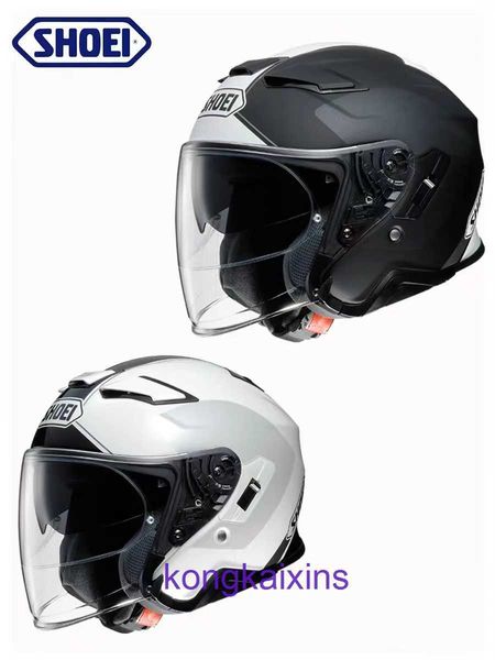 Entusiasta de carro de alta qualidade Chen japonês SHOEI J CRUISE lente dupla cruzeiro asa dourada planador capacete de motocicleta metade