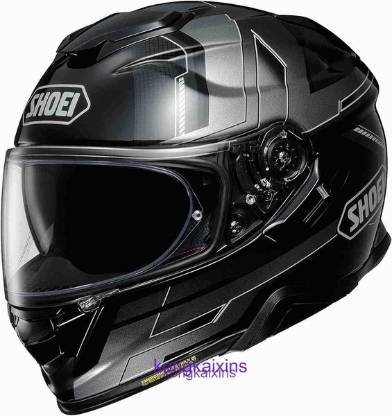 Hochwertiger Shoei GT Air II Aperture Helm in Originalqualität, Größe L, Grün, Grau, Schwarz