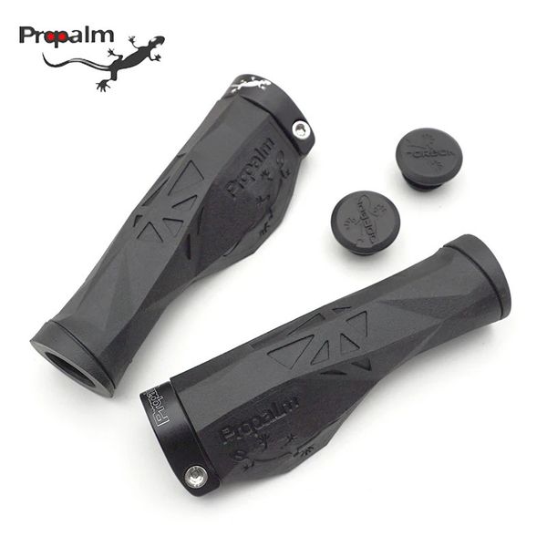 PROPALM F1980EP2 Aperto ergonômico para bicicleta, guidão de bicicleta para cidade, scooter, MTB, antiderrapante, trava de alumínio, acessório de ciclismo 240223