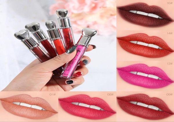 new menglang Sexy Nude Lippenstift Lip Matt Flüssiger Lippenstift Wasserdichter Lipgloss Langlebiger Lippenstift Make-up Maquillage3945832