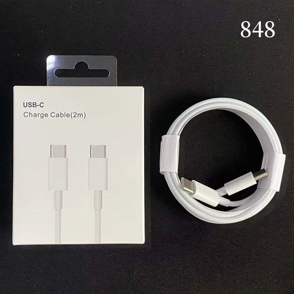 1M 2M 20W PD-Kabel C auf C Typ C USB-C-Kabel Kabel Linie Datenladekabel für iPhone 15 Samsung S10 S20 S22 Note 10 HTC LG mit Einzelhandelsverpackung