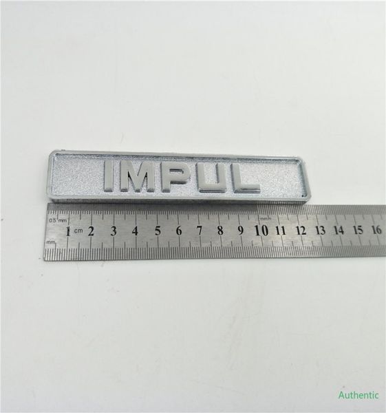 Для Nissan IMPUL хромированная серебряная эмблема на заднем хвосте наклейка с логотипом на боковое крыло паспортная табличка 5857847