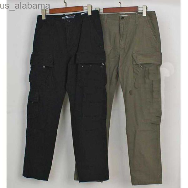 Calças masculinas calças de trilha masculinas Patches Jogger Cargo Pants Fly Calças 240308