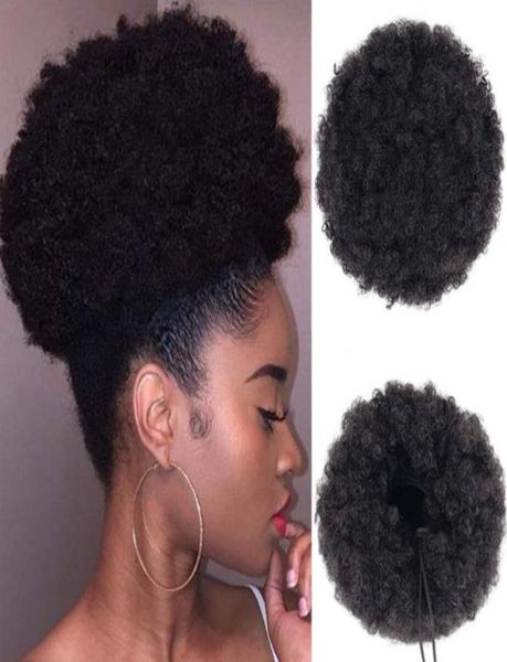 Chignon Afro Puff con Afr o Puf f Hai r europeo e americano 58 pollici4369057