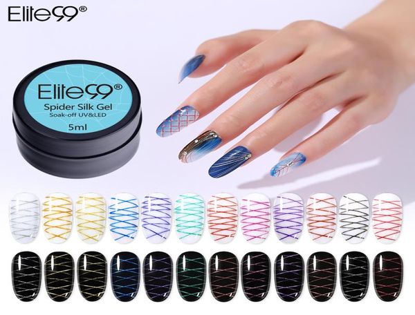 Elite99 Spider Gel 5ML Gel Smalto per unghie Vernice Unghie Gel Art Smalto per unghie per manicure Gellak Top Coat Hybrid Spider Vernice5901838