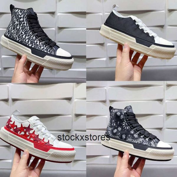 Sneakers Herren Amirliness Sneaker weiß Amari HIGH Schuhe i COURT HI Amri Schuhe Herren Amirliness Bule Runner am STARS Courts Ami Ri Out Door ShoeTop Low PRINTED CANV