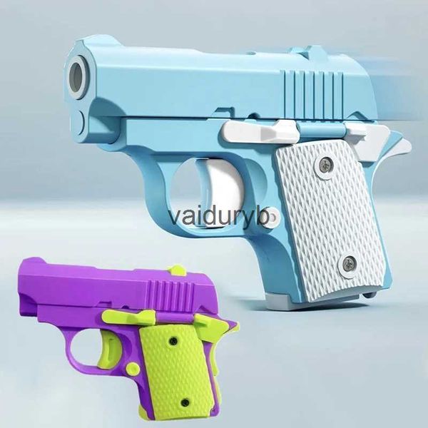 Giochi con la sabbia Divertimento in acqua Pistola Giocattoli Pistole giocattolo Olds Modello 3D Mini 1911 Stampa a gravità Fidget per bambini Adulti Regalo di decompressione H240308