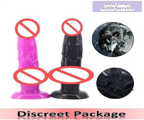 Big Dog Lupo Dildo Animale Adulto Spessa Sesso selvaggio Animale Pene Spina anale Economici Dick Inserisci Orgasmo Ventosa Donna Masturbarsi Gay Erotico2418079