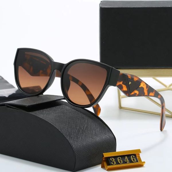 2023 Top Luxus Sonnenbrille Polaroid Objektiv Designer Damen Herren Goggle Senior Brillen für Damen Brillengestell Vintage Metall Sonnenbrille Jing Ru 3646 PPDDA