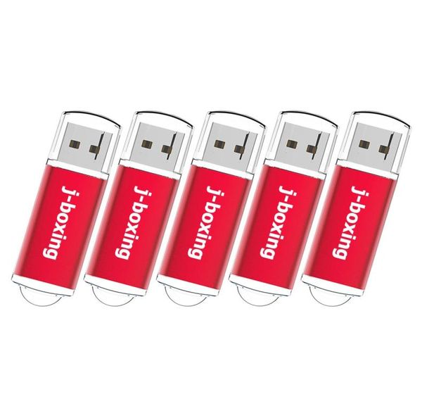 Rosso 5PCSLOT Rettangolo USB 20 Flash Drive Flash Pen Drive Memory Stick ad alta velocità Archiviazione 1G 2G 4G 8G 16G 32G 64G per PC Laptop T9994584