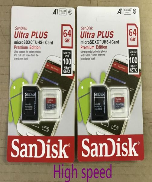 Consegna DHL 16G32GB64GB128GB256GB SDK micro sd card Class10Tablet PC TF card C10Scheda di memoria del registratore per autoSchede di memoria SDXC8021780