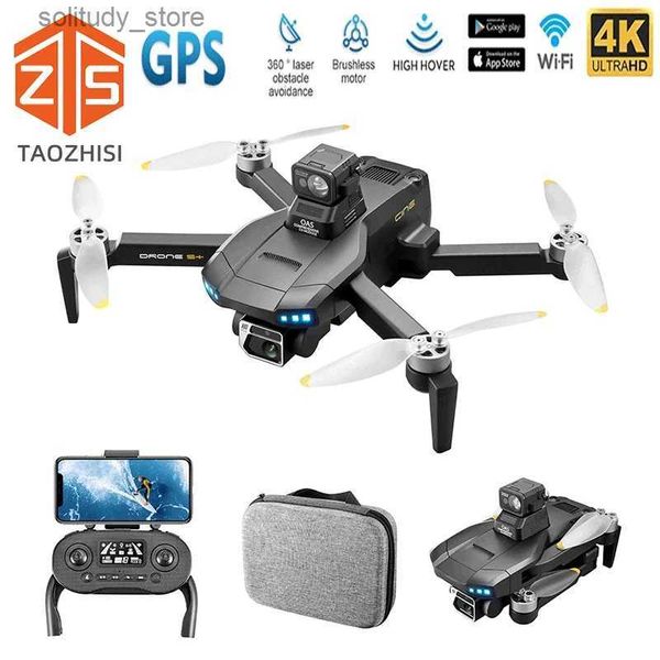 Drohnen LSRC-S Drohne 4K HD Dual Kamera Drohne Visuelle Hindernisvermeidung Bürstenloser Motor G 5G WIFI RC Dron Professioneller FPV Quadcopter Q240308