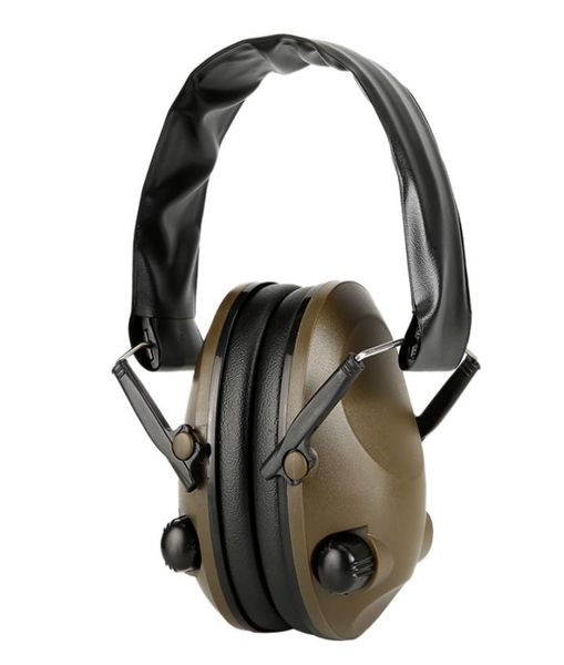 Tac 6s fone de ouvido de áudio antiruído tático tiro fone de ouvido macio acolchoado eletrônico para caça esportiva esportes ao ar livre k850g6249903
