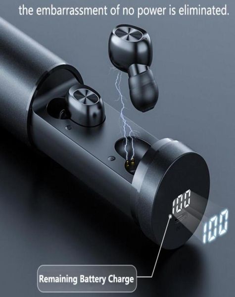 B9 TWS Беспроводные Bluetooth-наушники со светодиодным дисплеем Наушники-вкладыши Гарнитура против f9 Buds b11 для всех смартфонов Samsung S10 Note 104742531