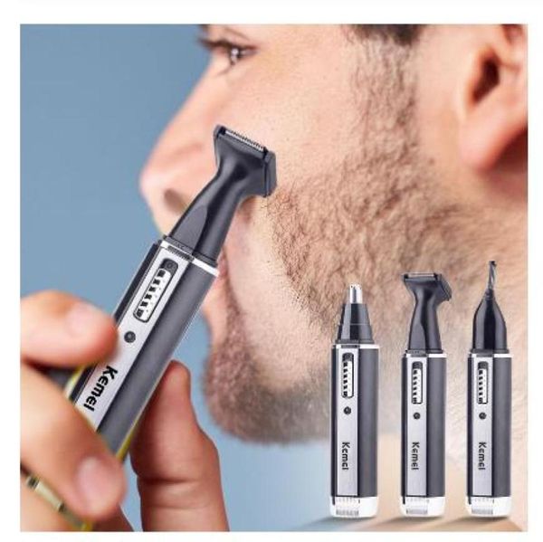 4 in 1 Ricaricabile Uomo Elettrico Naso Orecchio Donna Taglio Basette Sopracciglia Barba Tagliacapelli Taglio Rasoio3638573