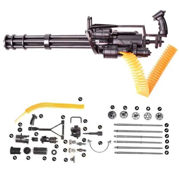 Pistola Giocattoli Simulazione 4D Stampo per pistola montato 1/6 Scala Fai da te in plastica pesante Giocattolo per bambini Modello di macchina Pistole per bambini Assemblaggio Regali Giocattolo 240307