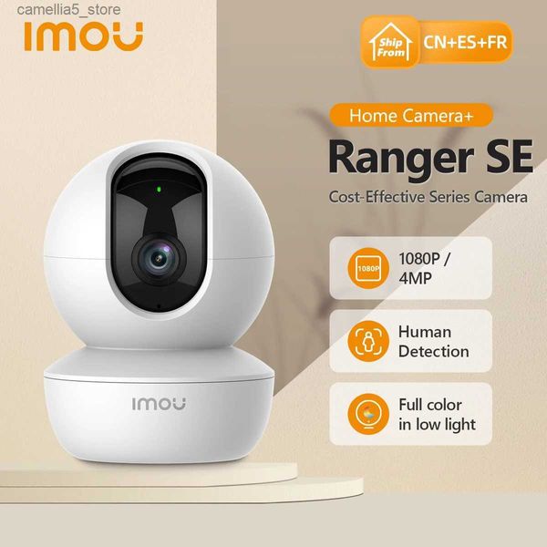 Baby Monitor Camera IMOU Ranger SE 2MP Sicurezza intelligente AI Rilevamento umano Wireless IP CCTV Indoor Zoom digitale 4X 1080P Q240308