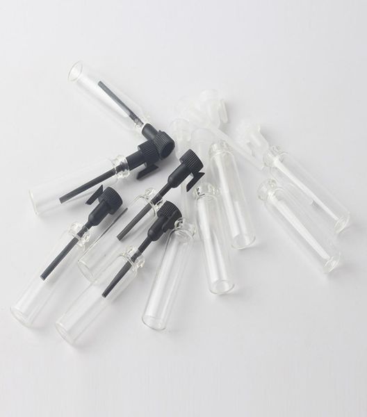 1ml Mini Cam Parfüm Flakon Nefesli Parfüm Sıvı Örnek Şişeler Ejuice E Sıvı Yağı 5348164