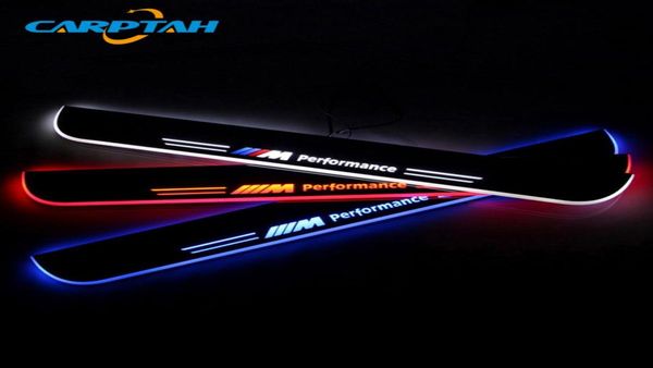 CARPTAH Pedale di assetto Parti esterne dell'auto LED Davanzale della porta Piatto dello Scuff Pathway Streamer dinamico luce per BMW X3 F25 2011 2014 20155180076