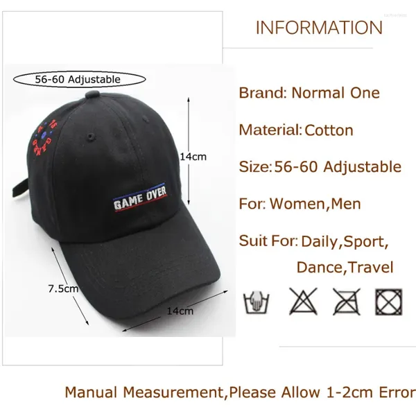 Unisex man women women ball taps uomini hip hop kpop bboy snapback baseball cappellone game gioco di sole viso papà hat danza sport unisex