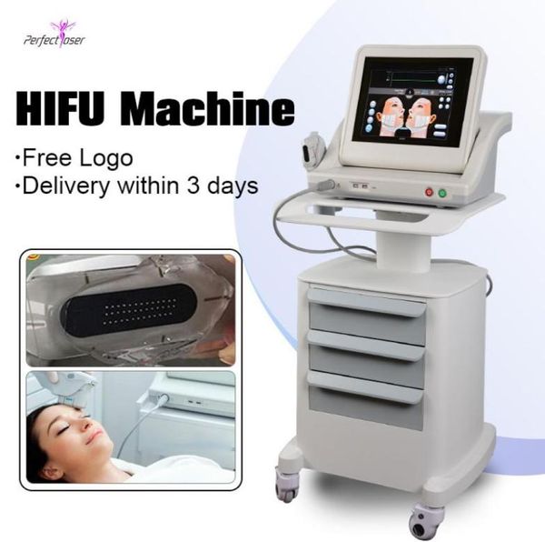 Taşınabilir Hifu Yüz Kaldırma Cilt Bakımı Yüksek Yoğunluklu Odaklı Ultrason Makinesi 3 ve 5 Kartuşlu Ev Salonu Kullanımı 3989773