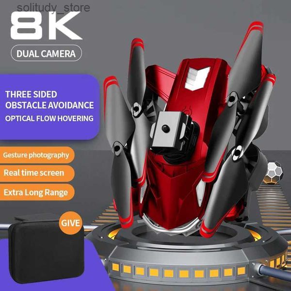 Droni 109L Drone 4K / 8K Riprese video professionali Drone Fotografia aerea Aerei Evitamento ostacoli a 360 ° Lunga durata della batteria Q240308