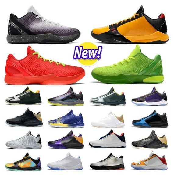 2024 NEUE Mamba Zoom 5 6 Series Protro System Basketballschuhe Grinch Mambacita Was wäre, wenn Alternative Bruce Lee Del Sol All-Star Protro 3D Lake Herren-Sport-Turnschuhe