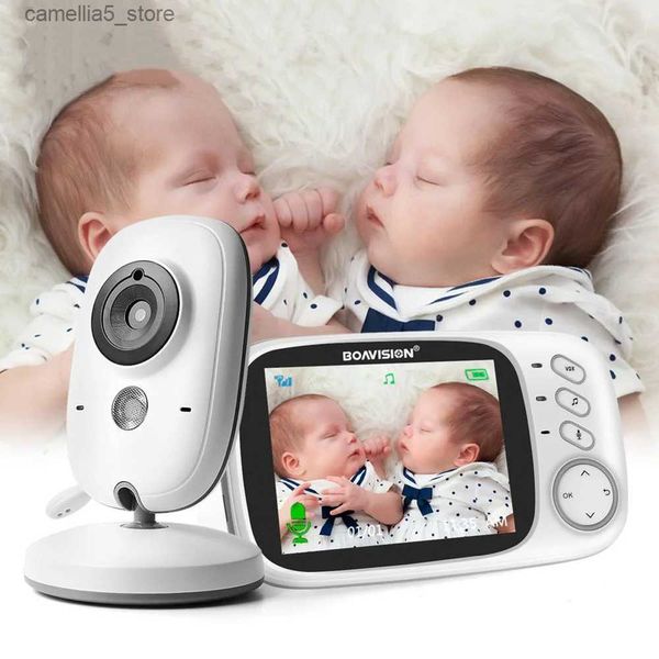 Babyphone Kamera Babysitter VB603 Video 2.4G Wireless mit 3,2-Zoll-LCD 2-Wege-Audioanruf Nachtsichtüberwachung Sicherheit Q240308