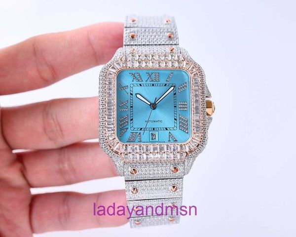 AF Nuovo orologio Carter Sandoz Full Diamond di alta qualità Materiale in acciaio inossidabile 904 Dimensioni 40 mm con movimento stabile 8215 e confezione regalo originale 8WKE