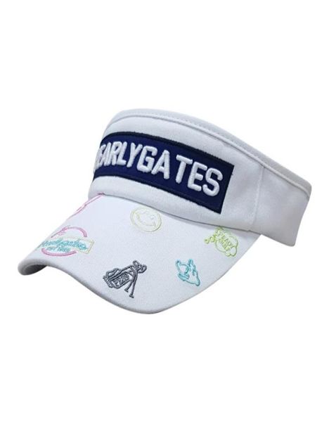 Cappello da golf PG unisex primavera estate Cappello da baseball ricamato colore bianco e nero Sport all'aria aperta Cappello con visiera per il tempo libero5008780