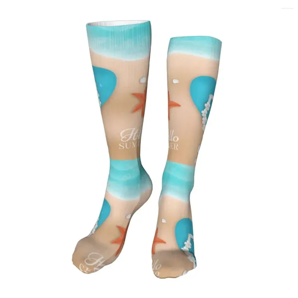 Erkek Çoraplar Yaz Plajı Yenilik Ayak bileği Unisex Orta Kalın Kalın Örgü yumuşak gündelik