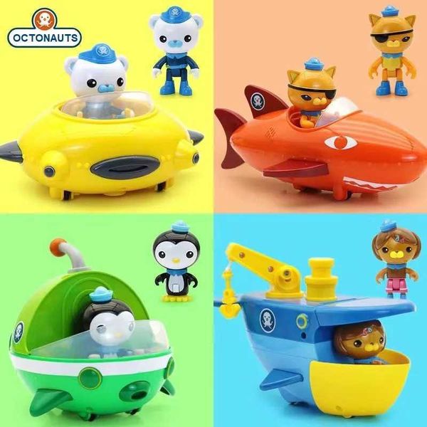 Anime Manga Octopus polvo GUP brinquedos infantis Chineses personagens de ação de voz brinquedos de boneca biológica Kwazii Barnacles Peso brinquedos infantis presentes J240308