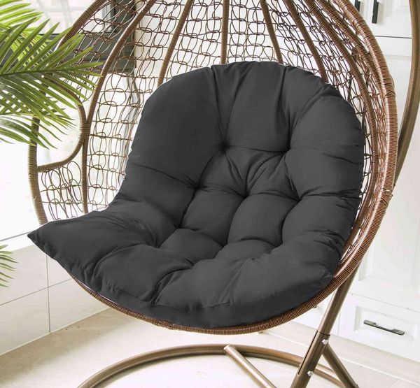 Egg Chair, amaca, cuscino da altalena da giardino, sedia sospesa con cuscino decorativo sullo schienale8327651