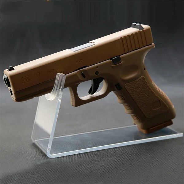 Gun Toys 3er-Pack transparenter Waffenständer mit rutschfestem Klebeband, Acryl-Waffenhalter, Waffenständer, Jagdzubehörständer 240307