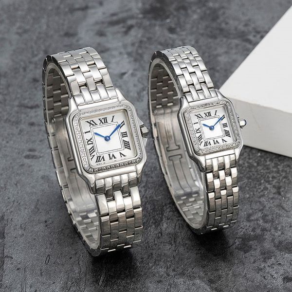 Модные часы для пар изготовлены из высококачественной импортной нержавеющей стали, кварцевые женские элегантные благородные бриллиантовые часы, 50 метров, Water292u