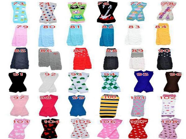 24 pares bebê perna mais quente listra neve quadrado crianças meninas meninos leggings crianças natal legging crânio meias adulto aquecedores de braço 318sty5017788