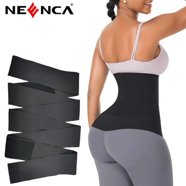 Cintura trainer para mulheres barriga envoltório trimmer cinto emagrecimento corpo shaper plus size suporte invisível 240318