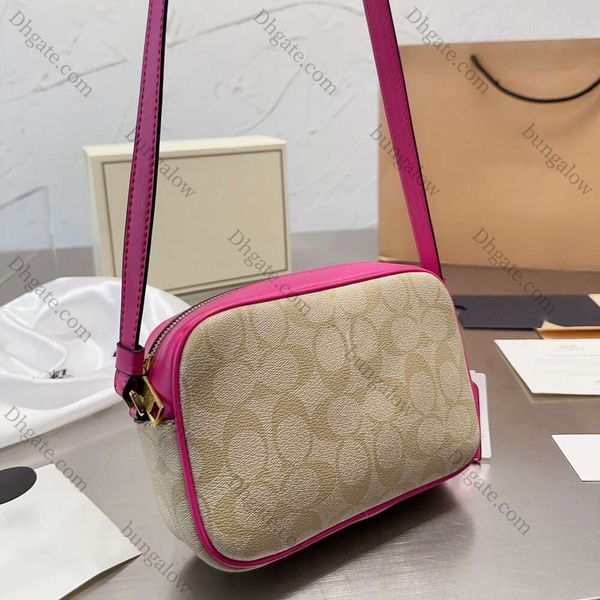 Marka Bayan E biriken çanta kamera çantası eski çiçek çanta moda gril bir omuz crossbody çanta mektubu baskılı küçük kare çanta