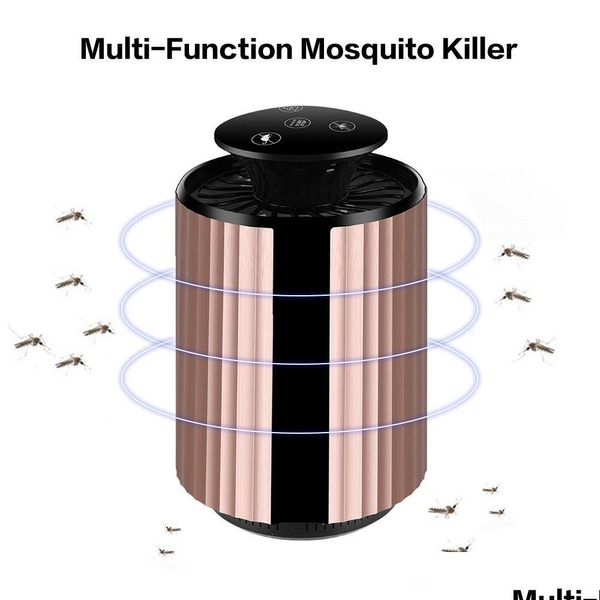Luci notturne Brelong 365 Nano Smart USB Mosquito Killer Air Circation Drive Mouse Nessuna radiazione Repellente silenzioso Luce notturna Rosa Goccia Dhtcl