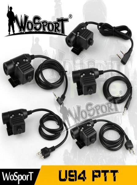 Taktischer U94 PTT-Stecker für ZTactical Bowman Elite II Headset PTT für Motorola Kenwood Icom Midland Phone Radio6718356