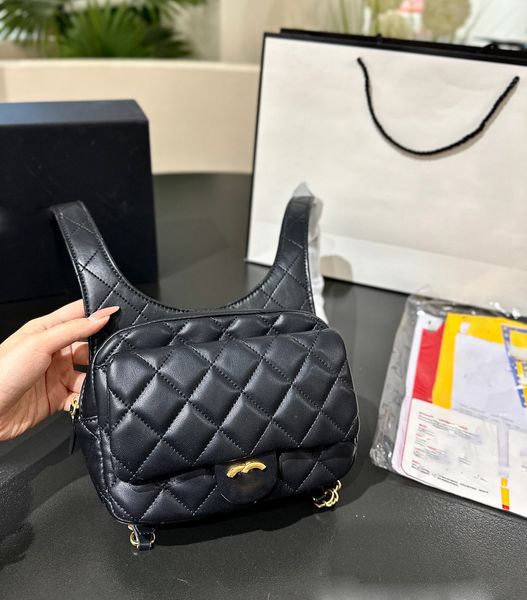 Chaneel 24c Tasarımcı Sırt Çantası Mini Sırt Çantası Luxurys Çantalar Yüksek Son Deri Malzeme Kadın Çantası Kadın Cüzdan Seyahat Çantası 19*15cm