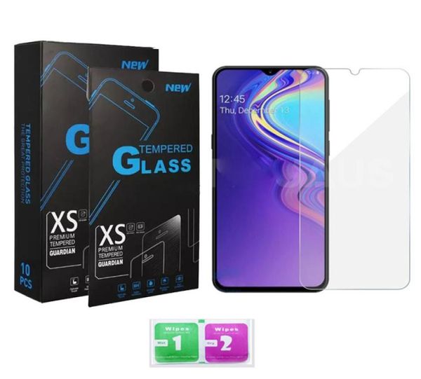 Für Samsung Galaxy A20 A12 A31 Displayschutzfolie aus gehärtetem Glas für A51 A21 A01 A11 A91 A80 A81 A52 A31 mit Einzelhandelsverpackung 9861806