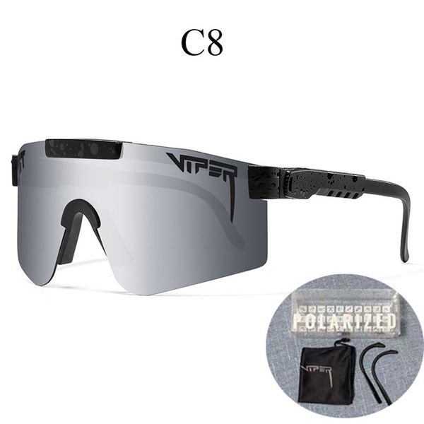 Designer Men Donne Occhiali da sole Vipers VIPERS Polarizzato New Fashion TR90 UV400 Classic Occhiali da sole da sole da sole da sole da sole con occhiali sportivi con scatola