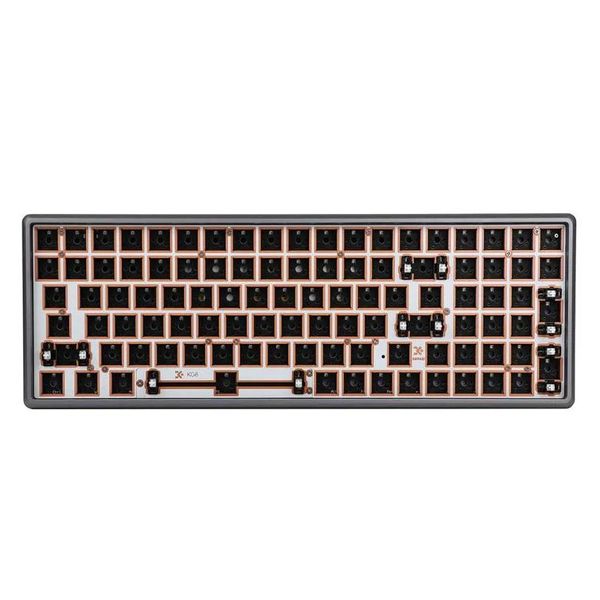 Tastatur-Maus-Kombinationen GK96X/GK96XS Drum Cnc Bluetooth 5.1 Ppable Kit mit RGB-hintergrundbeleuchteter Typ-C-Schnittstelle Fly Programmablekeyboard Drop Dhlpv