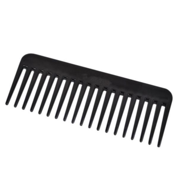 Intero 1 pz 19 denti pettine resistente al calore grande ampio districante parrucchiere dente nero nuovi strumenti per la cura dei capelli Salon3250320