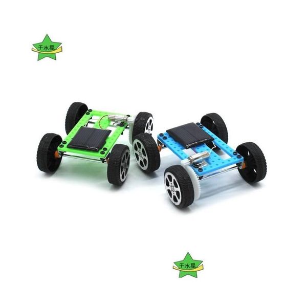 Wissenschaft Entdeckung Diy Wissenschaft Solar Spielzeug Auto Kinder Lernspielzeug Power Energie Rennwagen Experimentelles Set Drop Delivery Spielzeug Gi Dhacr