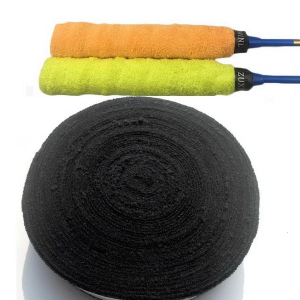 1 rotolo da 10 m asciugamano antiscivolo impugnatura da badminton fascia antisudore autoadesiva overgrip da tennis avvolgente per racchetta canna da pesca nastro sportivo 240223