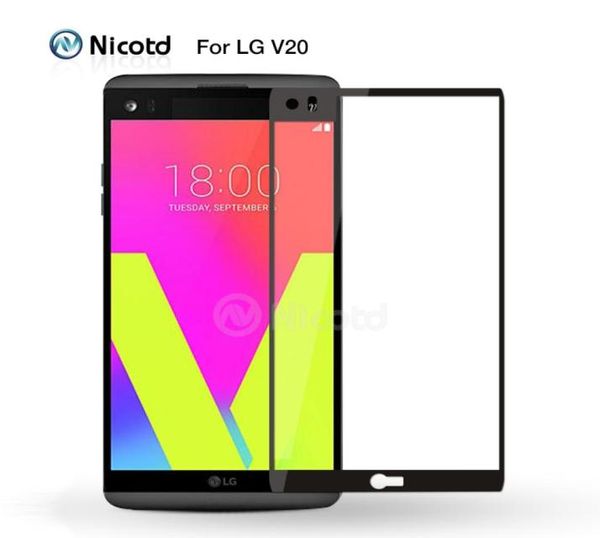 25D Renkli Tam Kapak Ekranı Koruyucu LG V20 Patlamalı Koruyucu Film LG K109542543