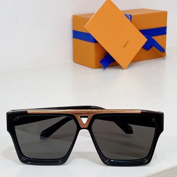 Herren-Sonnenbrille, Designer-Männerbrille, Z1502 1.1, Evidence-Stil, Anti-Ultraviolett, klassisch, Retro, quadratisch, Acetat, strahlt aussagekräftige Attraktivität aus, Millionär mit Box