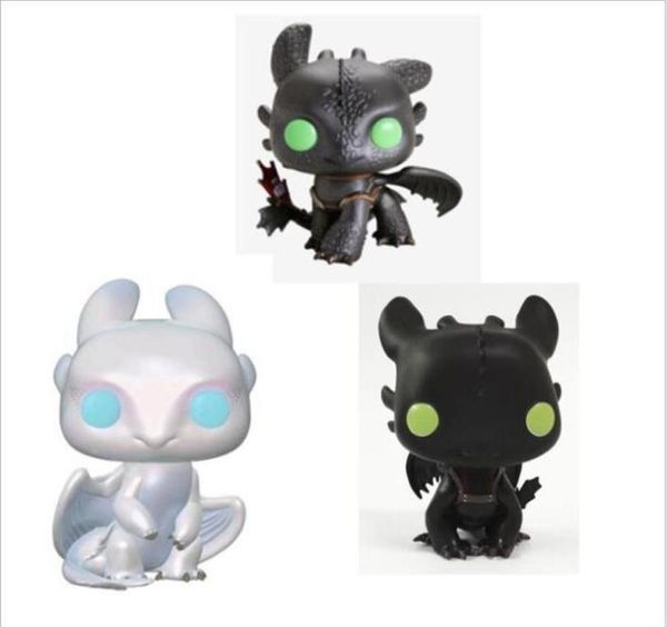 Figuren Drachenzähmen leicht gemacht 3 Toothless Light Fury298h8343299